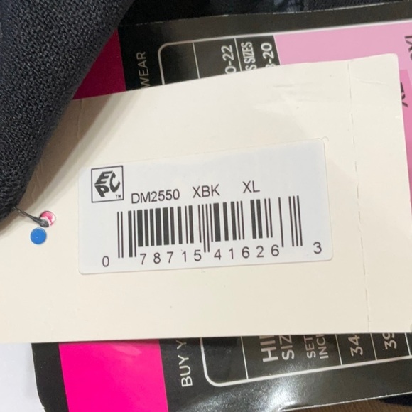 Maidenform Shapes Thigh Slimmer Firm Women’s XL Black Shaper Shapesear - Picture 7 of 7